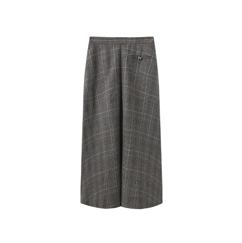 Pico Plaid Single Pocket Skirt