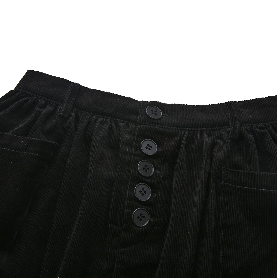 Corduroy Pocket Midi Skirt