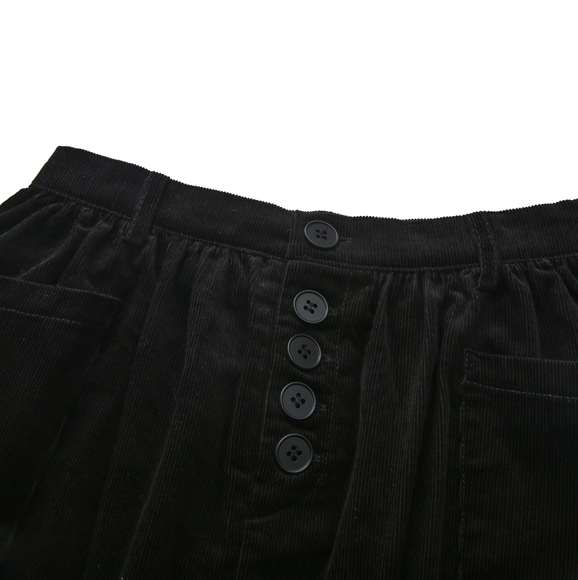 Corduroy Pocket Midi Skirt