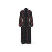 Berry Garden Black Dress