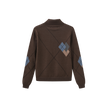 Argyle Knit Turtleneck