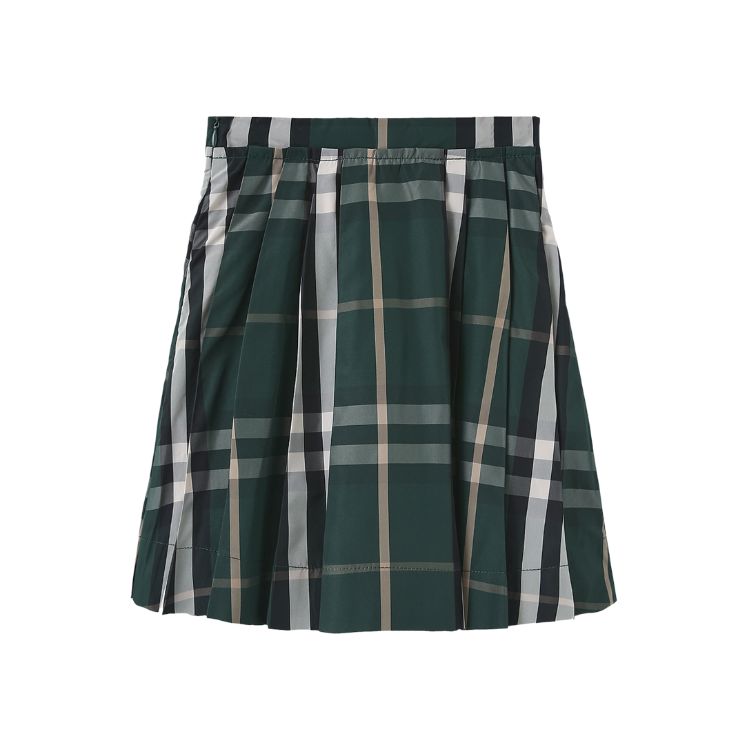 Breed Plaid Print Skirt