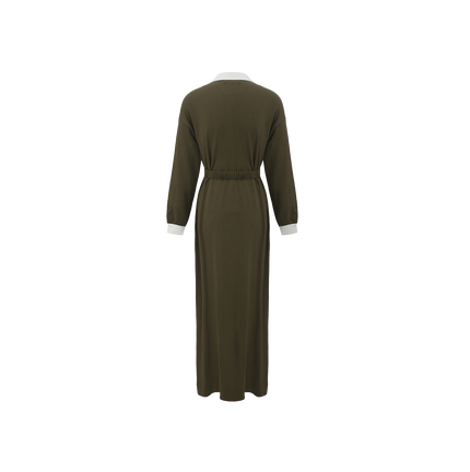 Sweatshirt Polo Dress