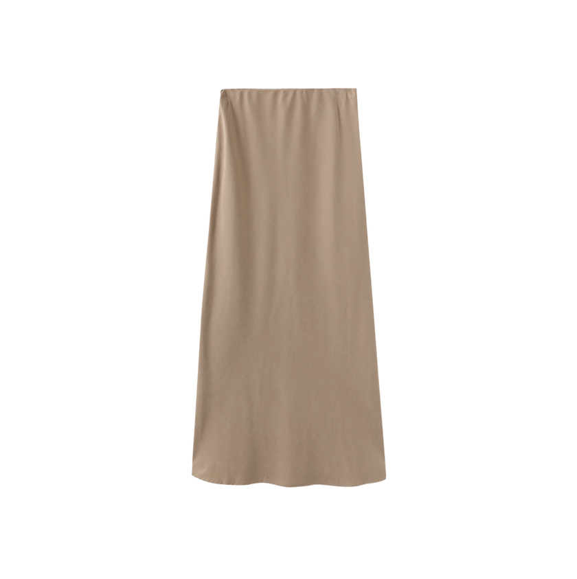 Tiramisu Cupro Skirt