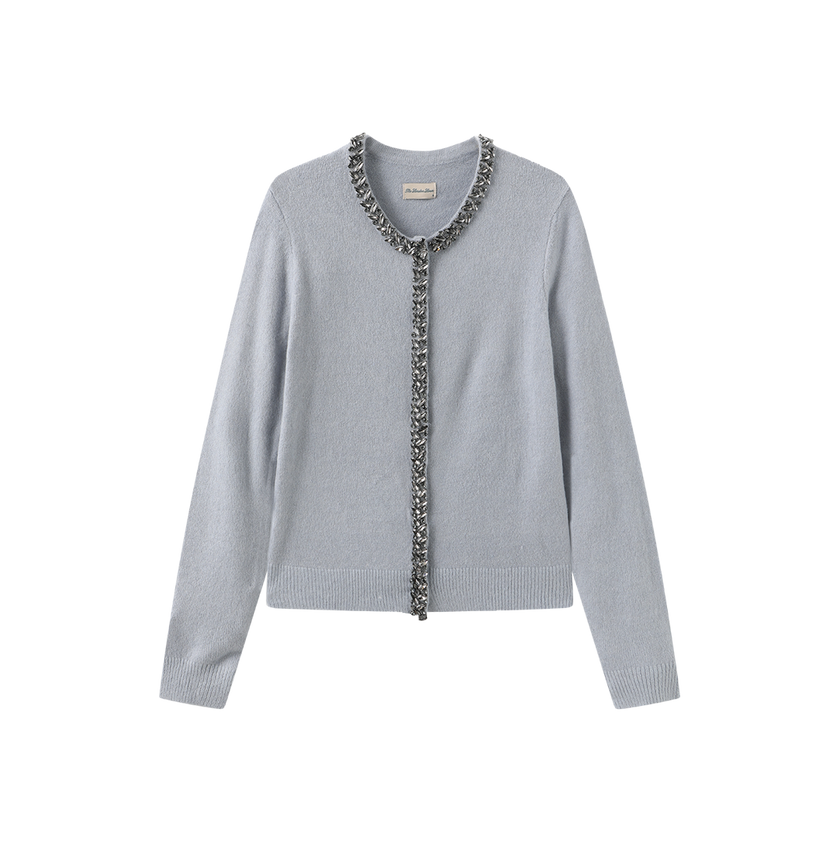 Studded Knit Cardigan