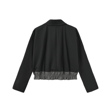 Lily Gathered Waist Button Down Top