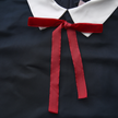Taffeta Collared Waisted Jumper
