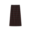 Kim Checkered Wool Skirt