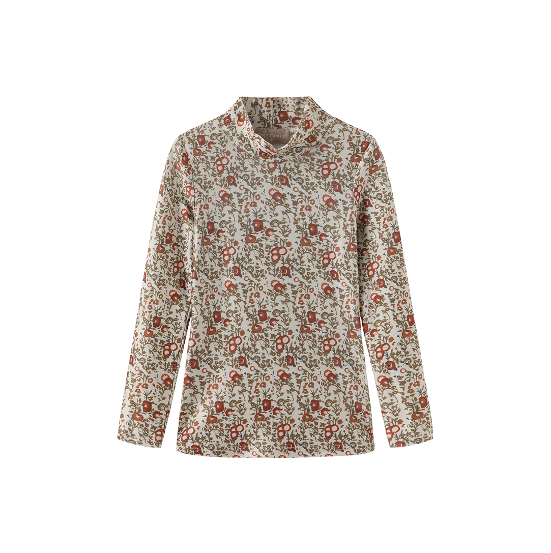 Rye Printed Mock Neck