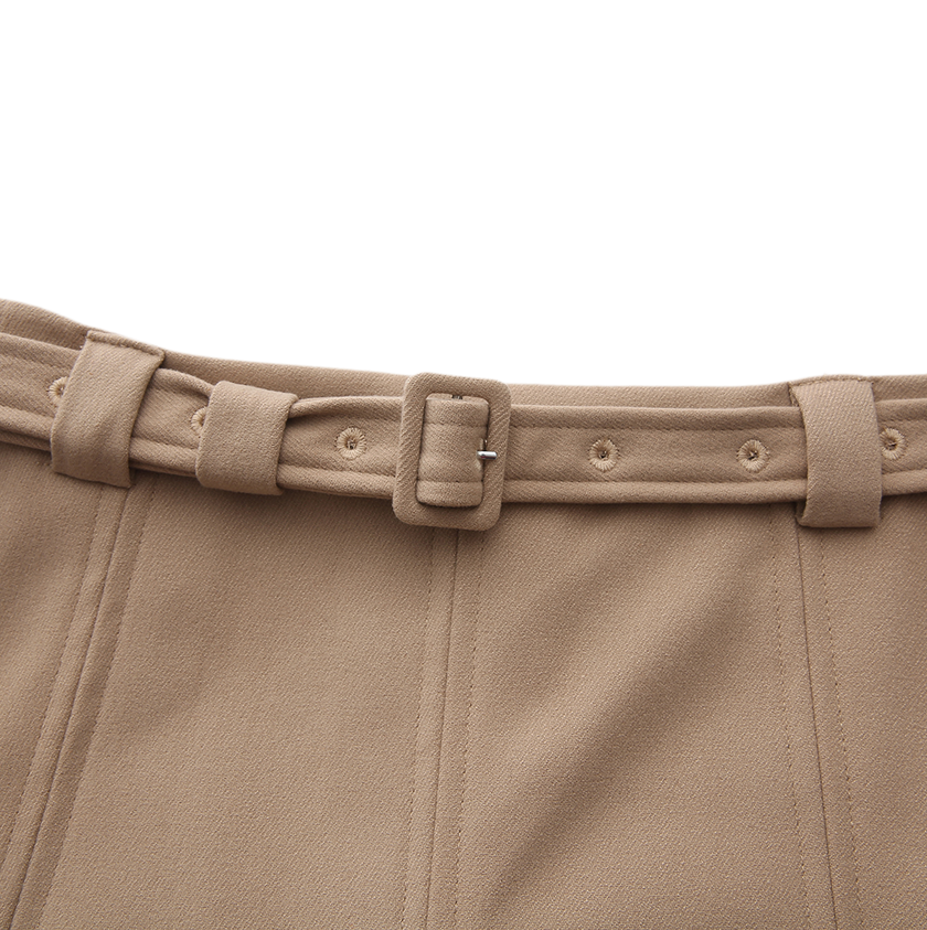 Mica Wool Midi Skirt