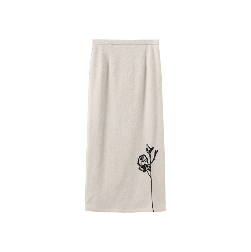 Avon Wool Flower Skirt