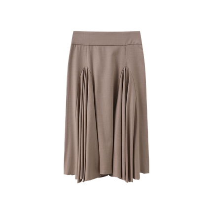 Wane Wool Open Panel Skirt