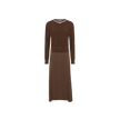 Tone On Tone Silk Knit Dress