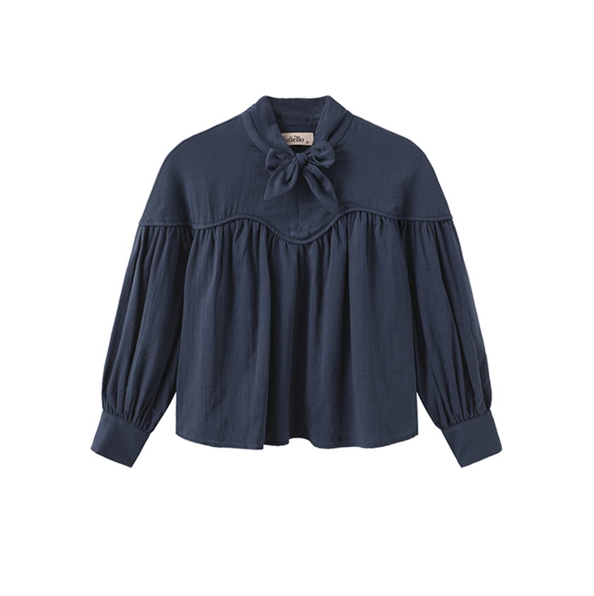 Vant Thick Piped Blouson Blouse