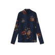 Printed Jumper And Mock Neck