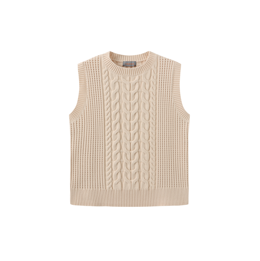 Knit Detailed Vest