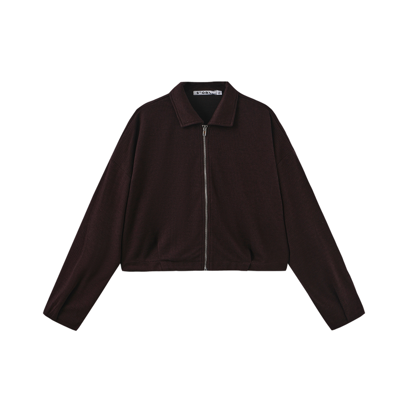 Soft Stretched Crop Jacket