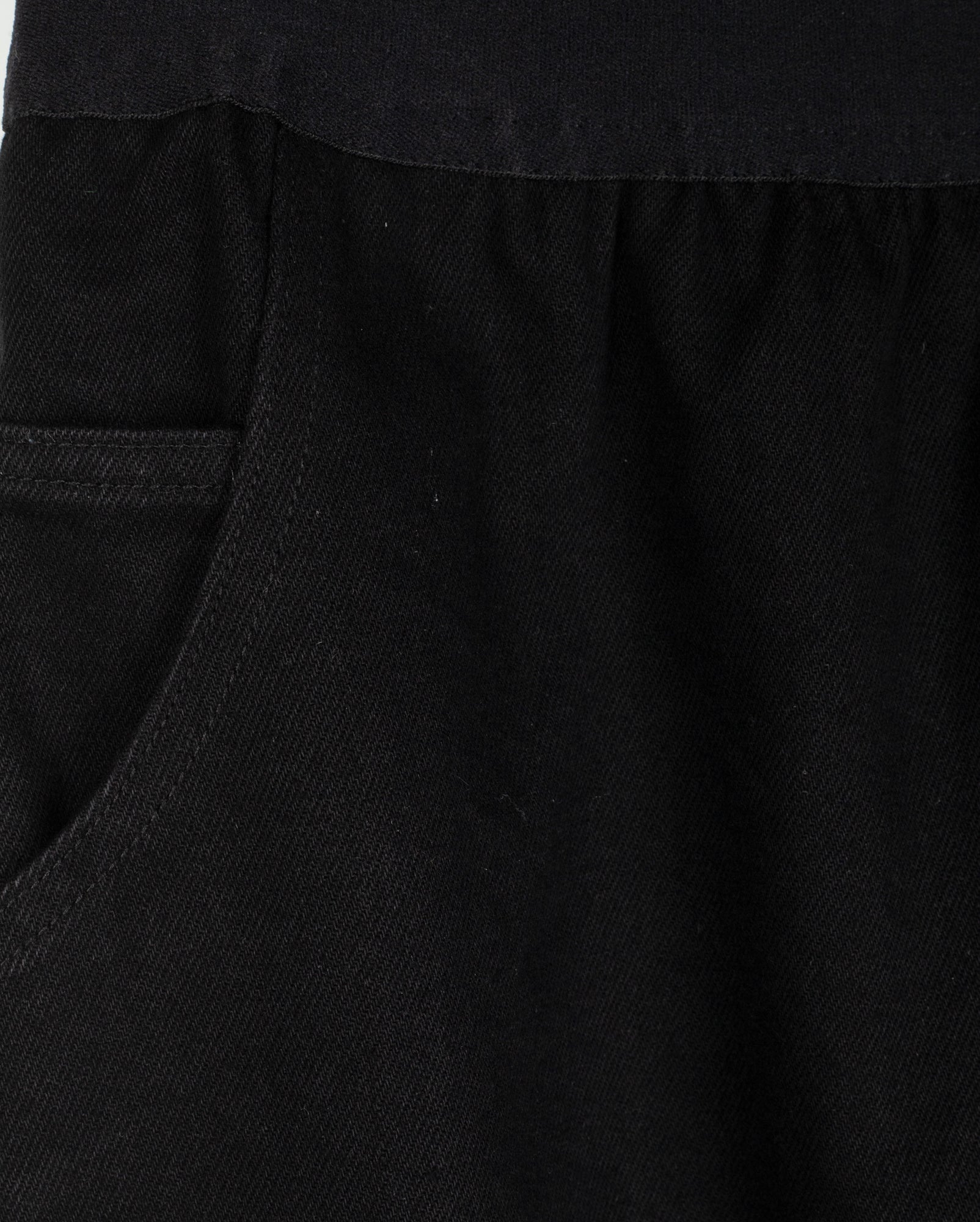 Denim Elastic Straight Skirt