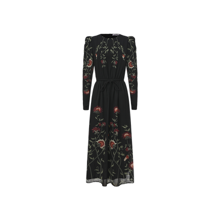 Printed Detailed Maxi Dress