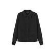 Fade Button Down Denim Blouse