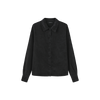 Fade Button Down Denim Blouse