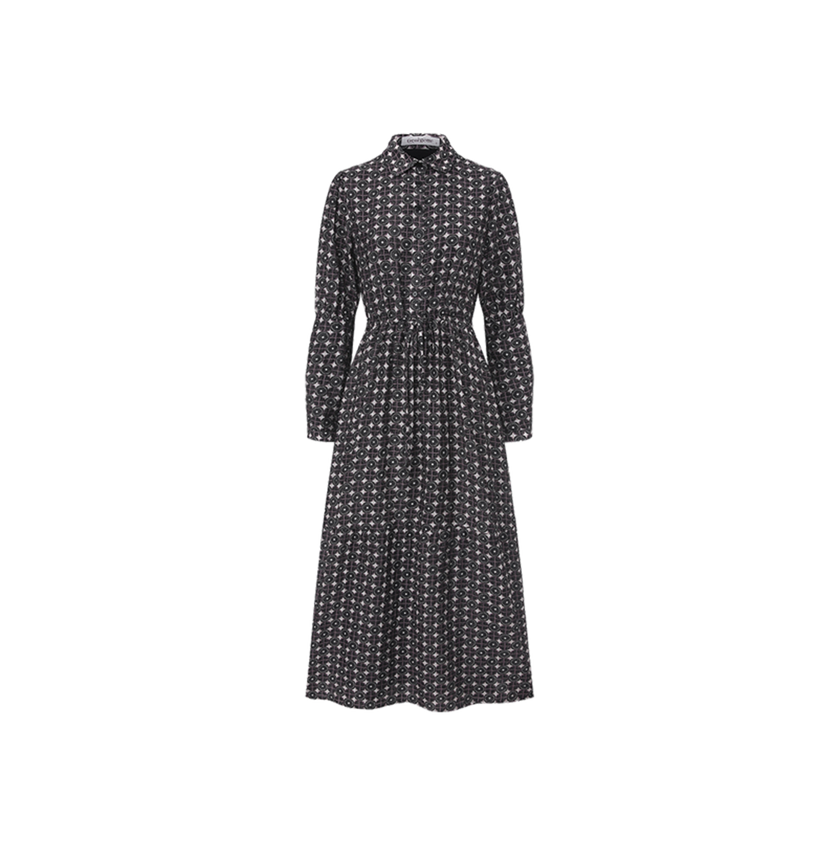 Tiered Collar Dress