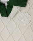 Cindy Diamond Printed Collared Sweater