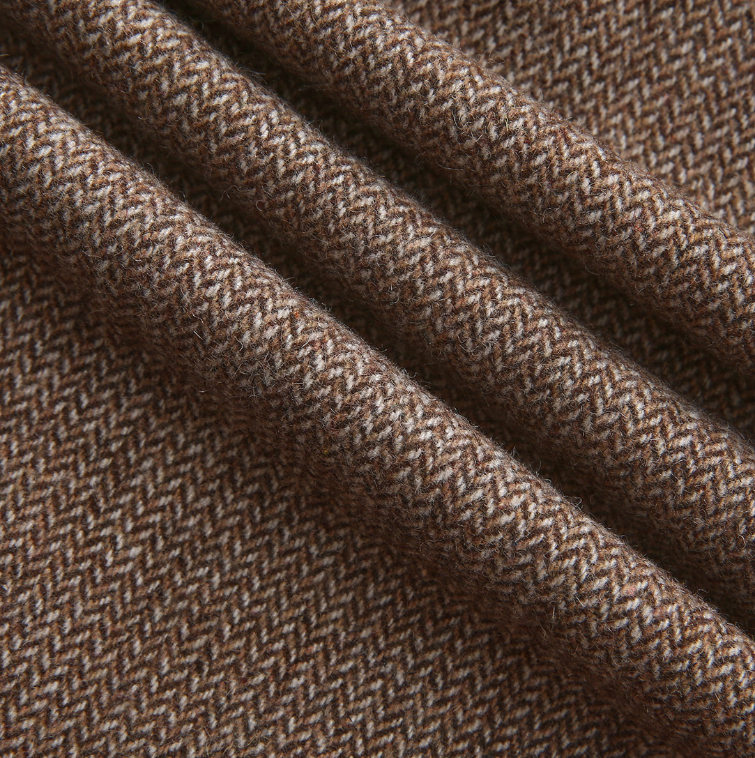 Depot Herringbone Pleated Skirt