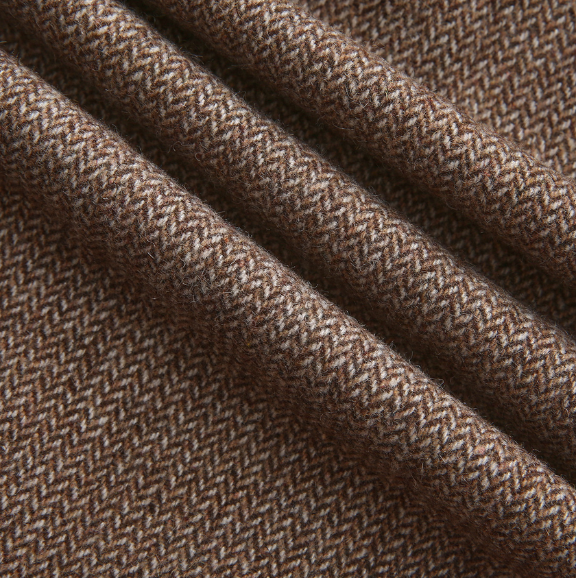 Depot Herringbone Pleated Skirt