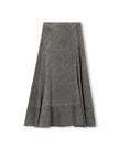 Denim Stitch Maxi Skirt