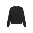 Metallic Cable Knit Sweater
