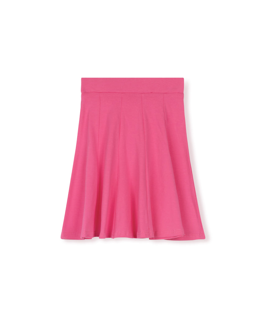 Cotton Panel Skirt