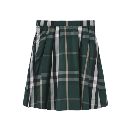 Breed Plaid Print Skirt