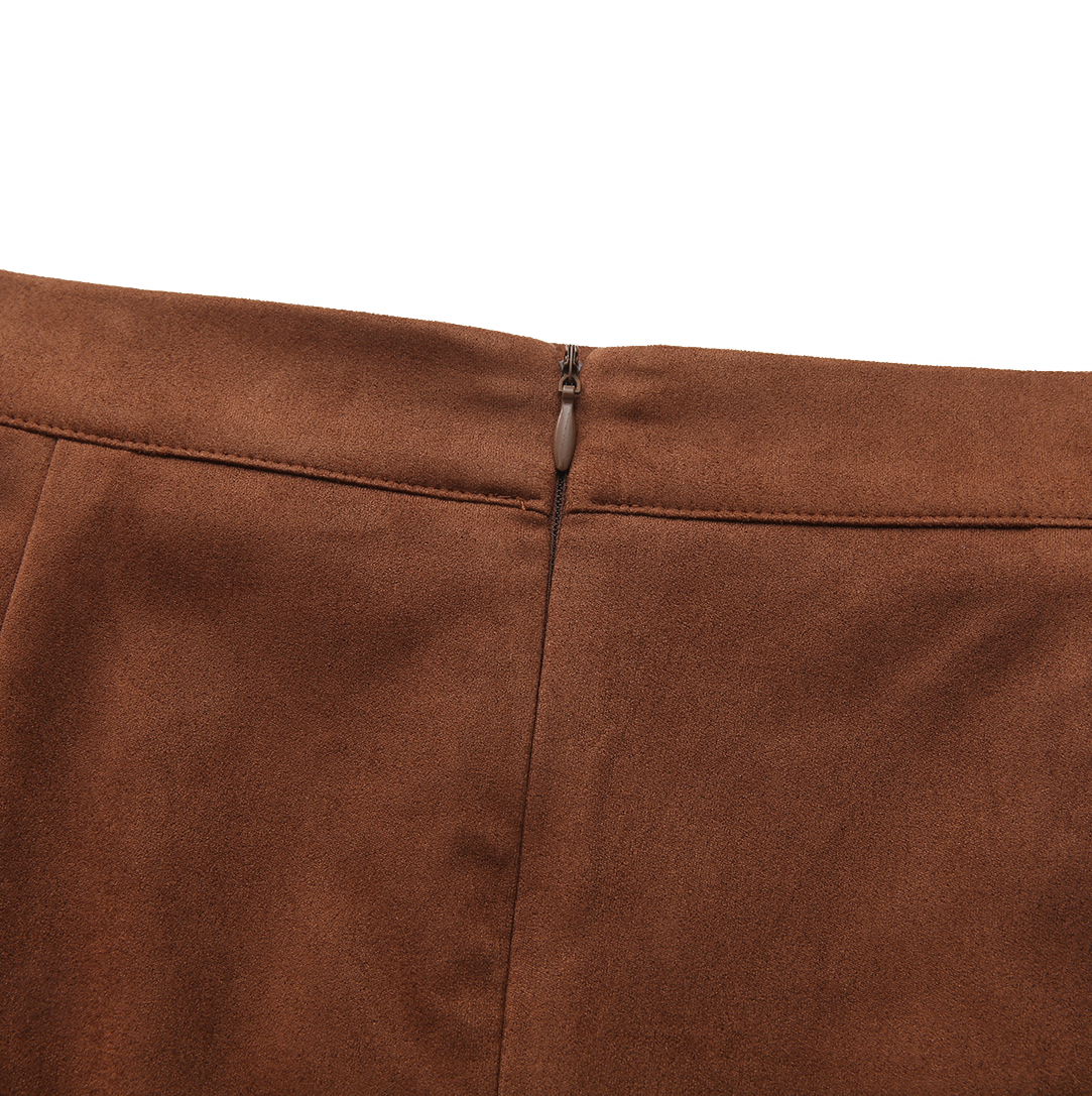 Jake Suede Seam Skirt