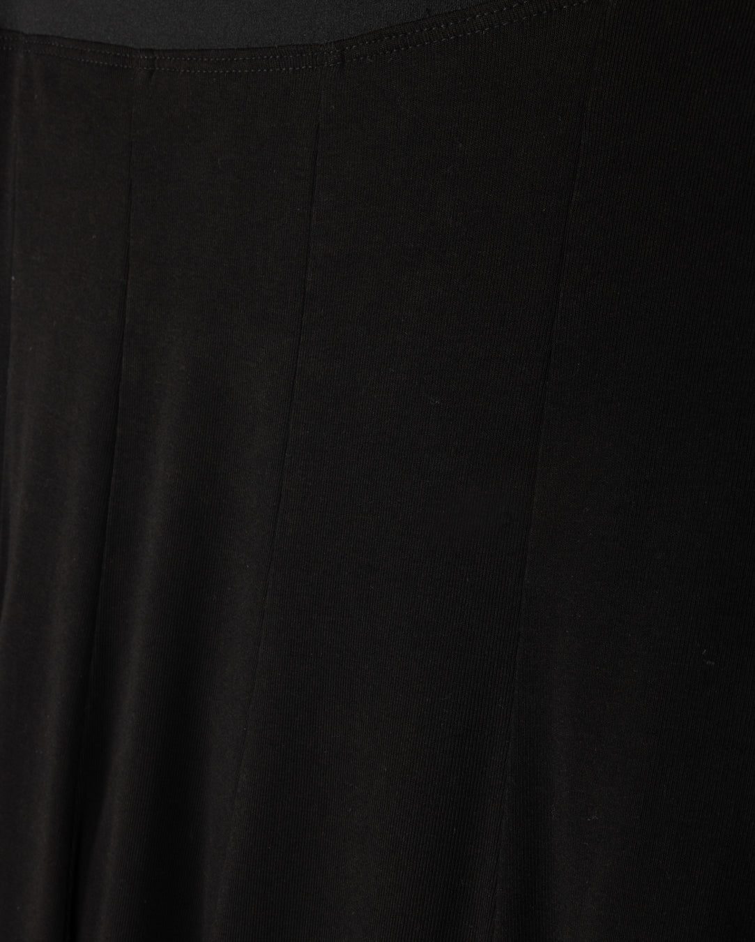 Elastic Waist Panel Midi Skirt
