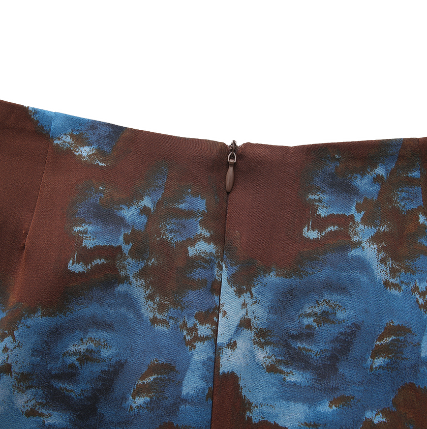 Colored Printed Skirt