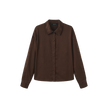 Fade Button Down Denim Blouse
