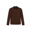 Big Word Fitted Mock Neck Sweater