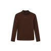 Big Word Fitted Mock Neck Sweater
