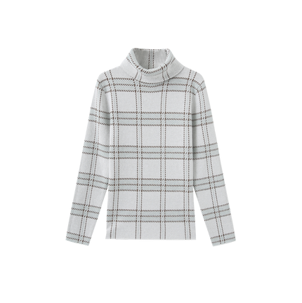 Knit Printed Turtleneck