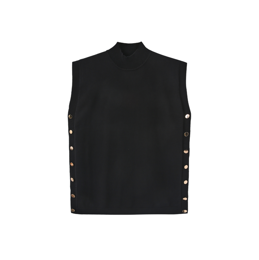 Brick Buttoned Vest