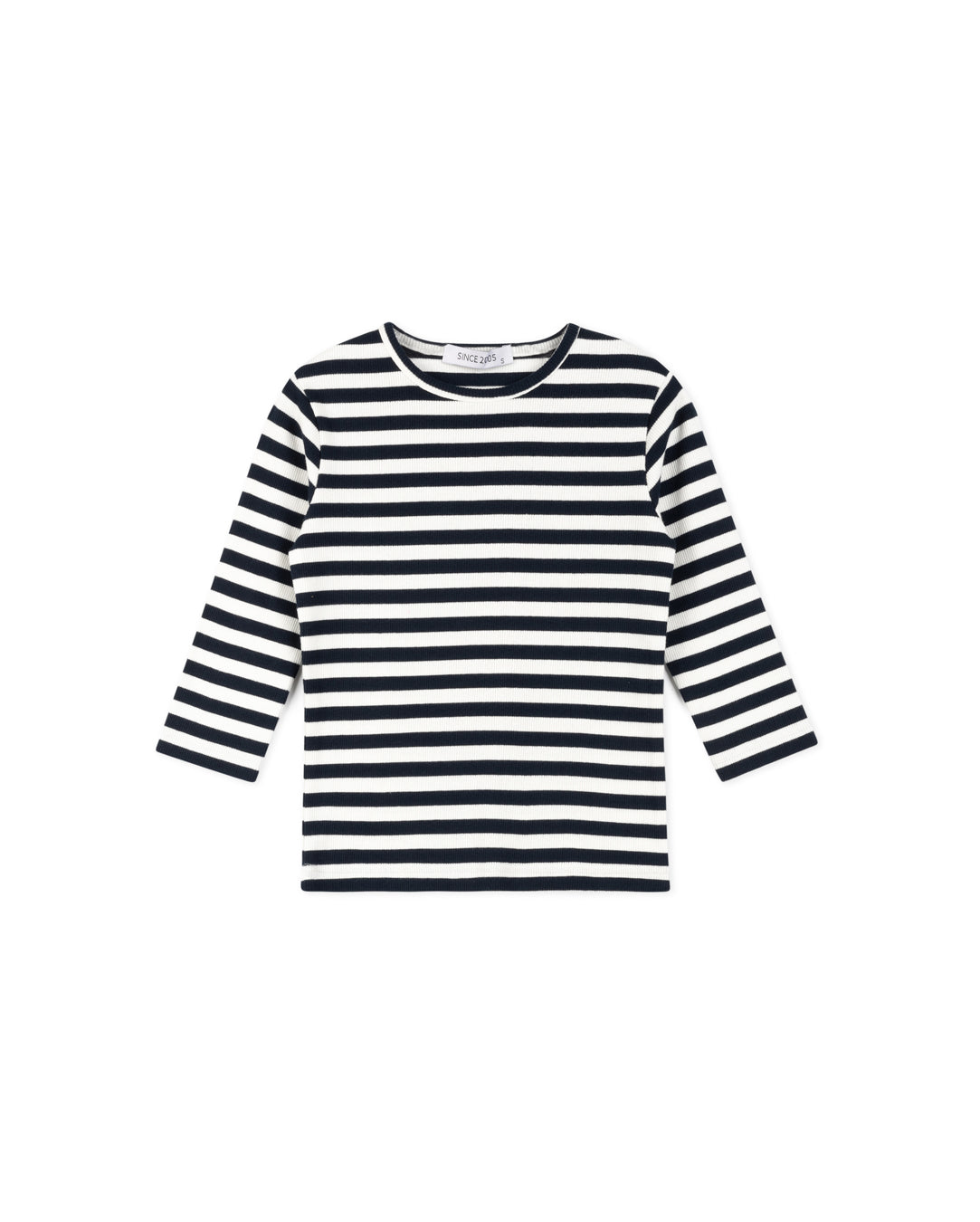 Striped Ribbed Tee