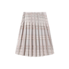 Plaid Printed Pleated Skirt