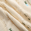 Chunky Knit Embroidered Turtleneck
