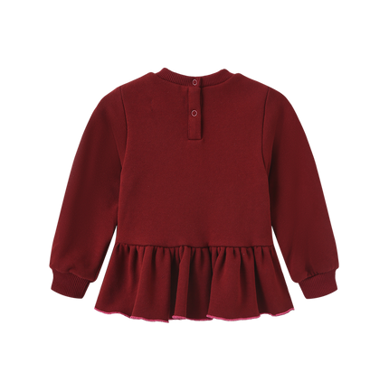 Half Stitched Heart Sweatshirt Set