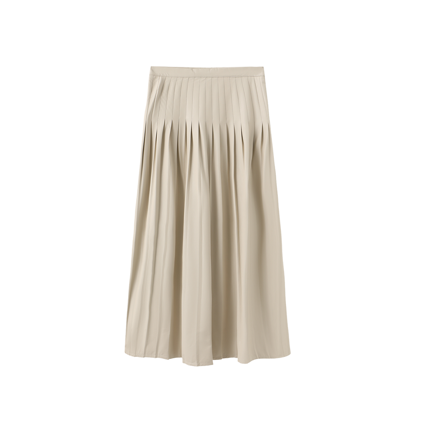 Arosa Thin Pleated Midi Skirt