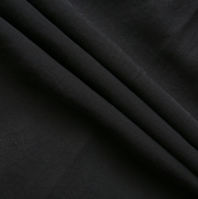 Cupro Pleat Collar Dress