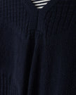 Open Neck Sweater With Turtleneck