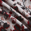 Collared Printed Knit Cardigan