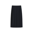Button Wool Straight Skirt
